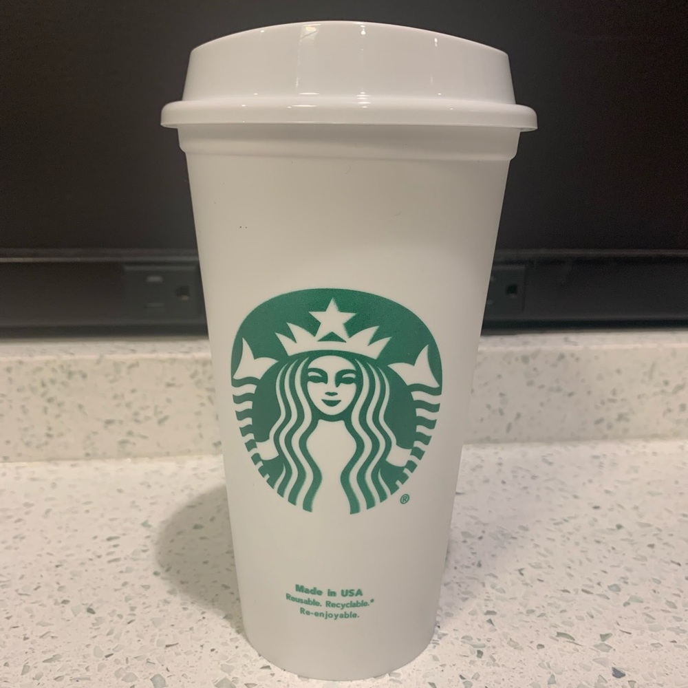 Starbucks 2014 Siren Logo Reusable Grande Hot Beverage Cup (Multiples Av…
